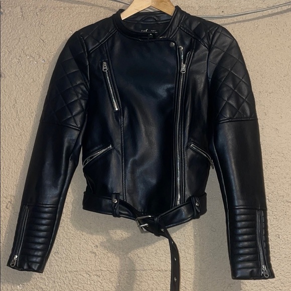 Zara Leather Jacket - Picture 2 of 3
